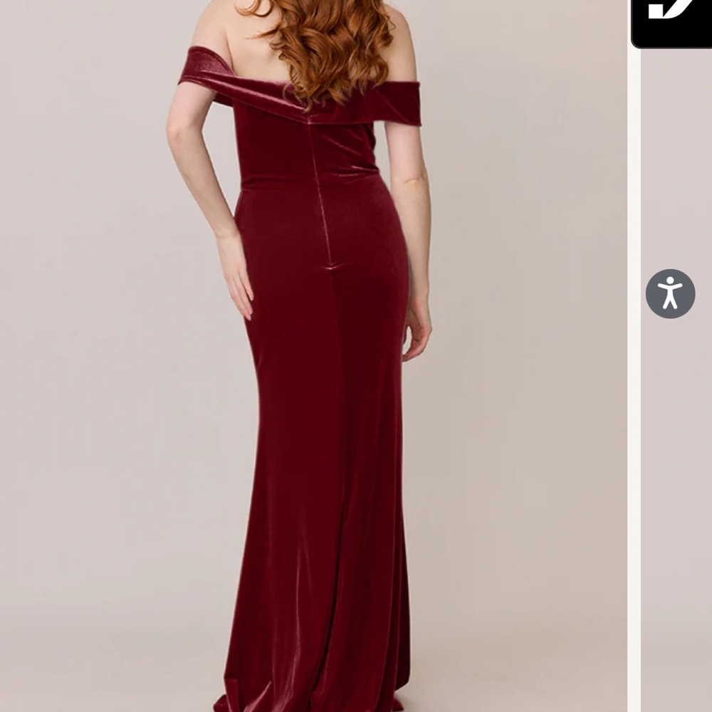 Revelry Bardot Velvet Dress sz 6 - Picture 14 of 14